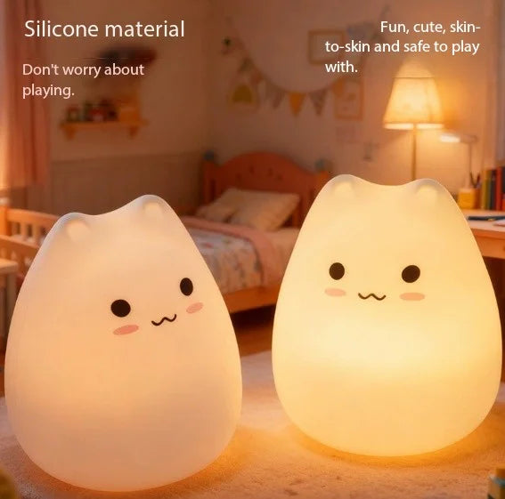 Soft cat nightlight