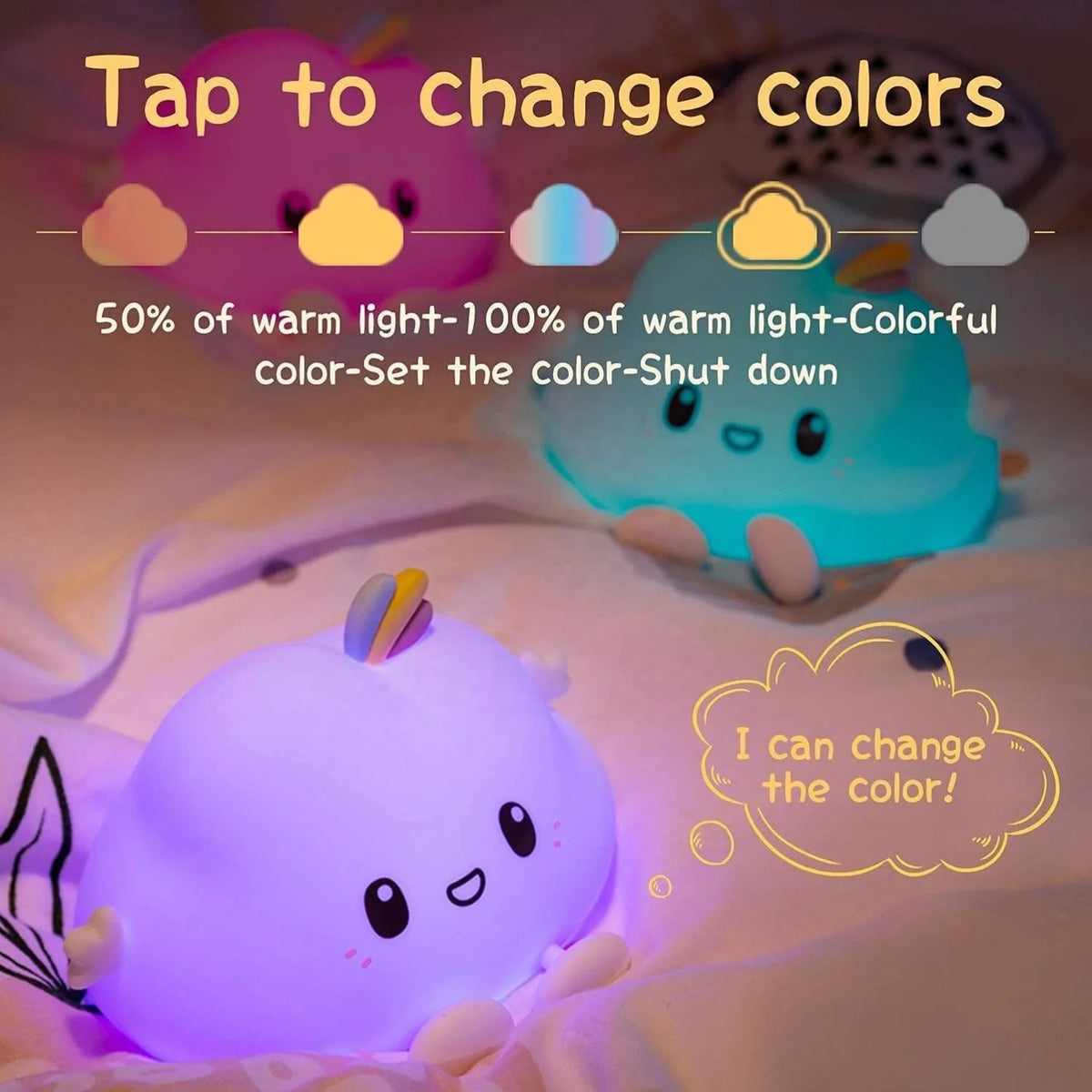 Cute touch nightlight
