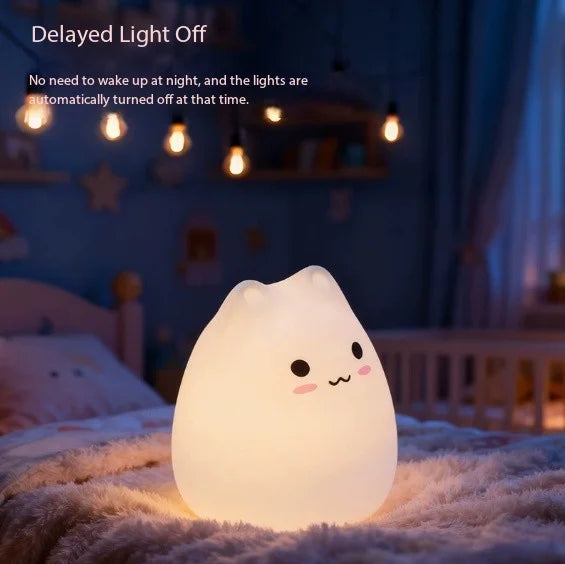 Soft cat nightlight