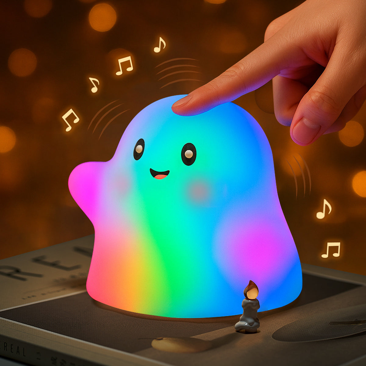 Ghost spooky nightlight