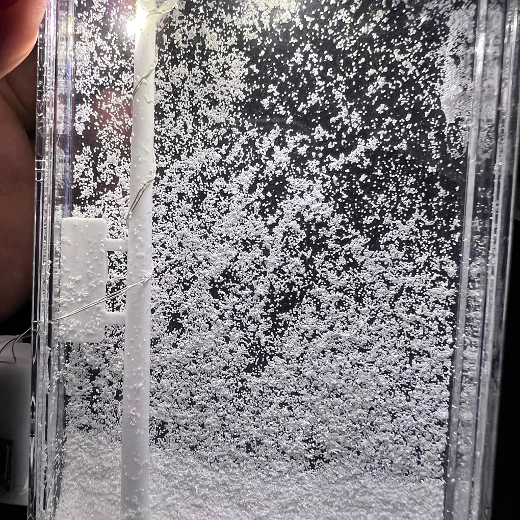 DIY snowflake nightlight