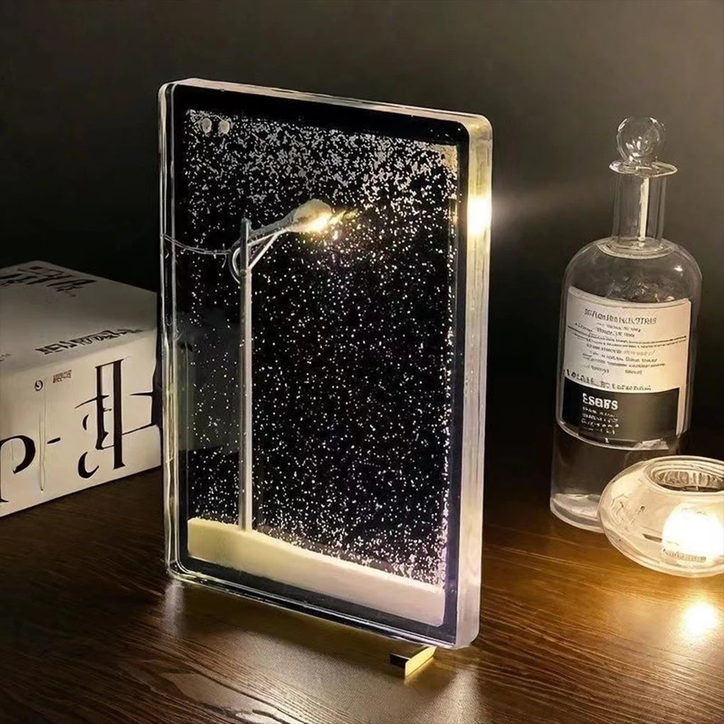 DIY snowflake nightlight