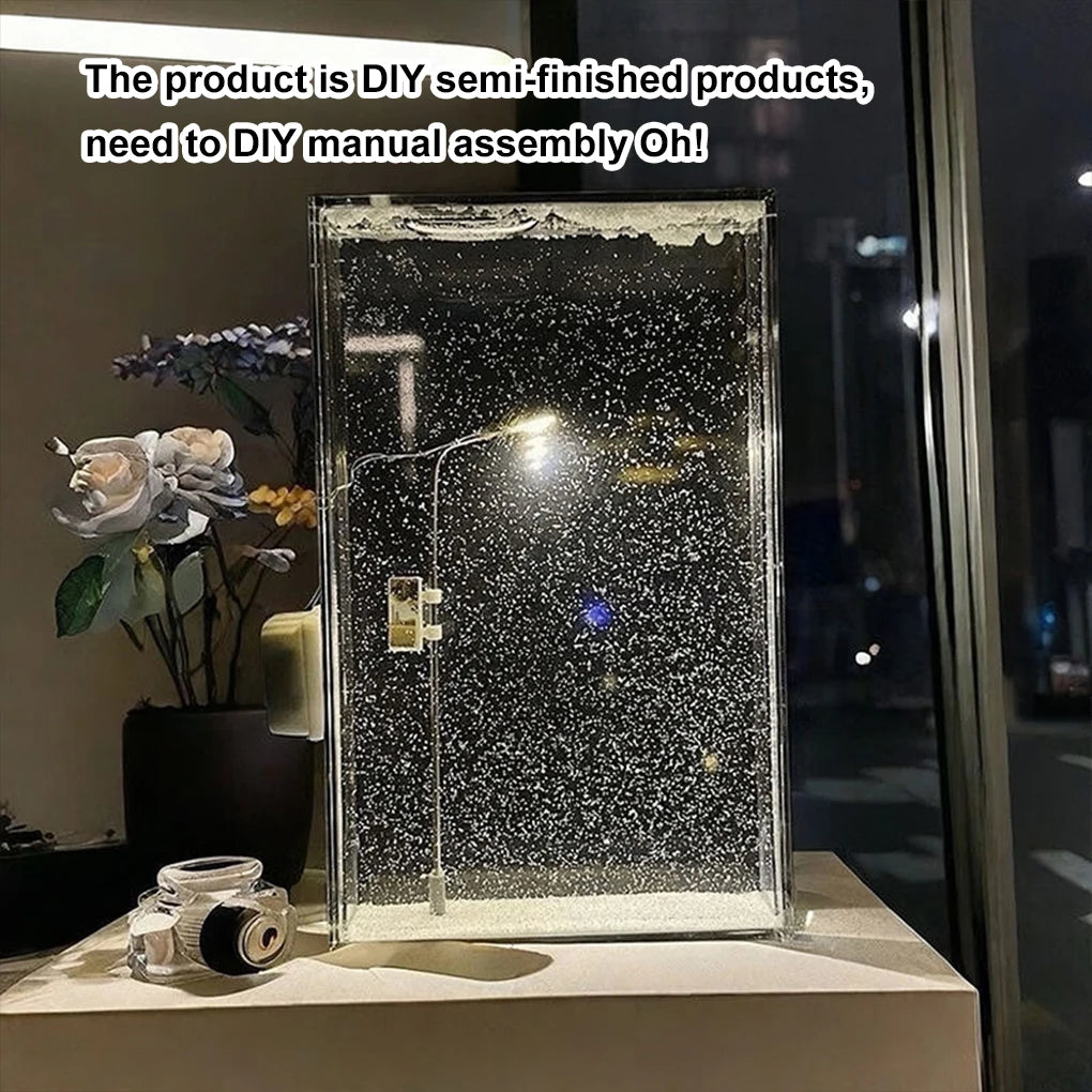 DIY snowflake nightlight