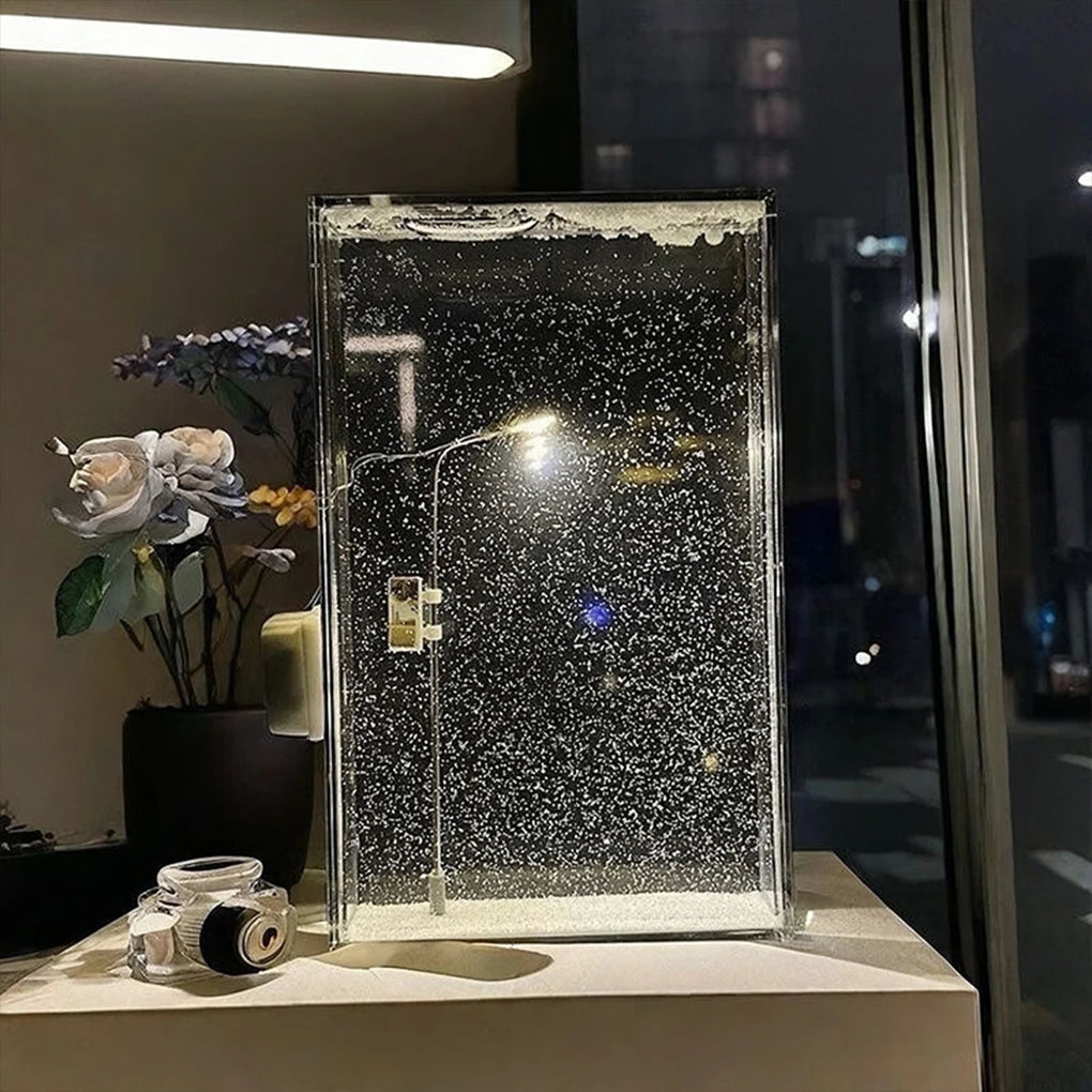DIY snowflake nightlight